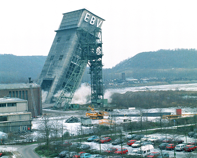 Alsdorf Sprengung Franzschacht